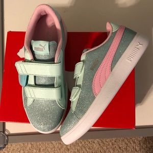 Little Kids Puma Smash v2 Glitz GlamV PS